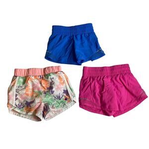 Girls Set of 3 Athletic Shorts Size 4-5